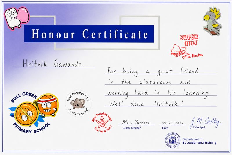 Certificate 6