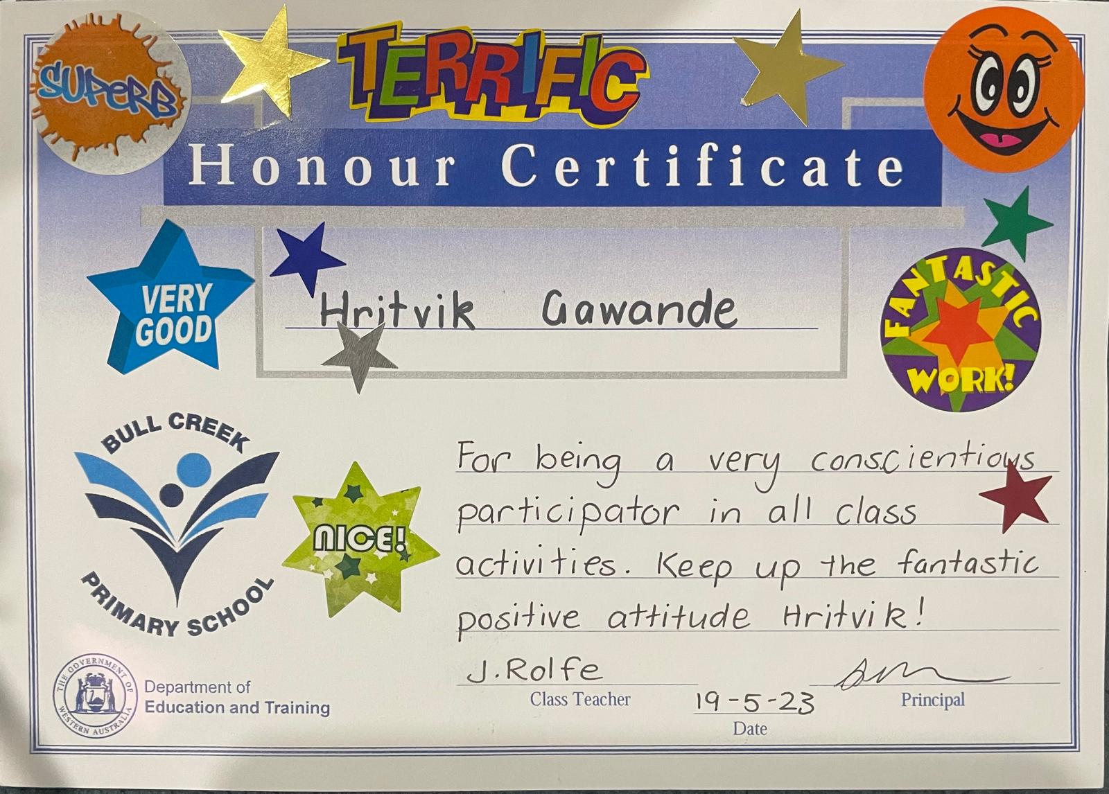 Certificate 5